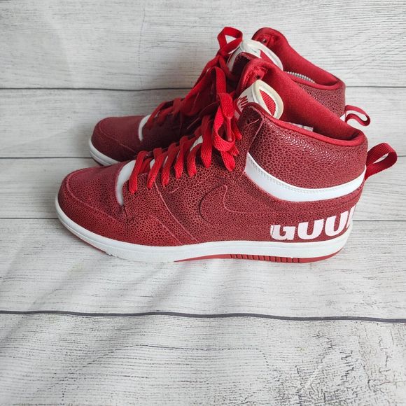 Nike Court Force SP Fragment Design GOODENOUGH Mens Sneakers Red White Size 9.5 - Picture 5 of 14